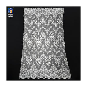 YX841-1 150CM * 300CM 100ポリエステル中国格安価格刺繍まつげレース生地ドレスと服 - Product Image 4