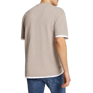 เสื้อยืดผ้าฝ้ายถัก 100% พิมพ์ลายตามสั่ง สวมใส่สบาย นุ่ม รับผลิตแบบ OEM ออกแบบโลโก้ ขายส่ง ชุดนักเรียน ชุดกีฬา - Product Image 2