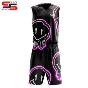 Personnalisé Personnalisable Pas Cher 100% Polyester Réversible Basketball Jersey Respirant Formation Basketball Uniforme Ensemble pour Hommes - Product Image 3