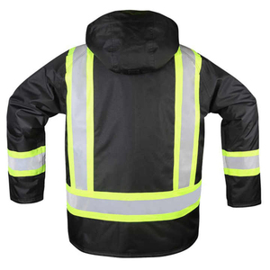 แจ็คเก็ตบอมเบอร์นิรภัยสะท้อนแสงสำหรับฤดูหนาว ระบายอากาศได้ดี กันน้ำ คุณภาพดีเยี่ยม ยี่ห้อดัง ผลิตตามสั่ง แจ็คเก็ตนิรภัยแบบยูนิเซ็กซ์ ทำจากโพลีเอสเตอร์ - Product Image 2