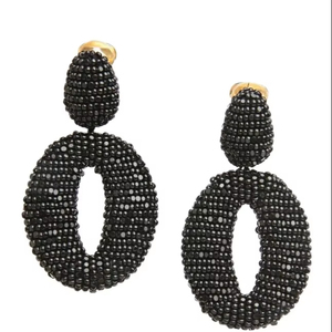 Handmade Luxury Custom Colors Beaded Embroidery Trendy New Drop <b>Earrings</b> Unisex for Parties From Hiba Enterprises - Product Image 1