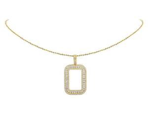 Diamant de Moissanite VVS de taille ronde personnalisé S925 pendentif de mémoire de photo en argent bijoux fins pour hommes femmes - Product Image 3