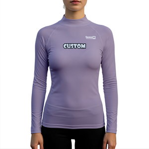 Camiseta de Compresión de Manga Larga con Protección Solar UPF50 de Secado Rápido, Personalizada con Sublimación, Color Personalizado, para Surf, Unisex, Fabricación OEM ODM - Product Image 6