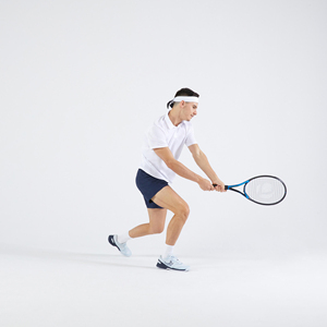 Último diseño hombres deportes correr secado rápido transpirable doble deportes al aire libre Fitness tenis pantalones cortos perfectos hombres tenis pantalones cortos - Product Image 3