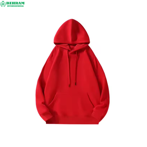 Sweat à capuche unisexe personnalisé en polyester thermique lourd, teint uni, bio et écologique, style streetwear, couleur dynamique - Product Image 5
