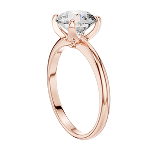 Bague de fiançailles en diamant CVD cultivé en laboratoire 1,5 carat VVS-VS EF pour femme, or 18 carats, 14 carats, 10 carats et argent 925, moissanite et diamant - Product Image 5
