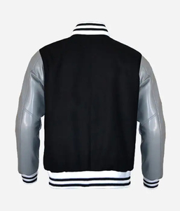 Chaqueta Universitaria de Diseño Personalizado para Hombre, Nueva Llegada 2025, Alta Calidad, Nueva Moda, Venta al por Mayor, Logotipo Personalizado, Informal, OEM - Product Image 5
