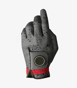 Meilleures ventes de gants de golf en cuir véritable de marque personnalisée gants de golf en microfibre pour hommes Cabretta en cuir anti-dérapant pour la main gauche - Product Image 5