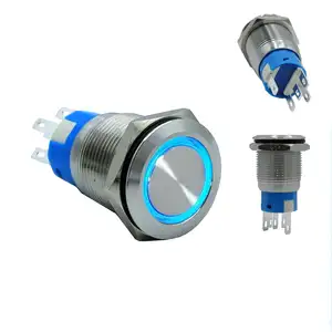 Anti-Vandal Stainless Steel Push-Button Switch