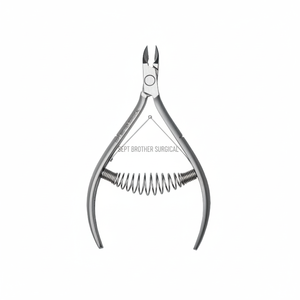 Cortaúñas Profesional de Acero Inoxidable con Doble Resorte para Manicura y Pedicura - Product Image 1