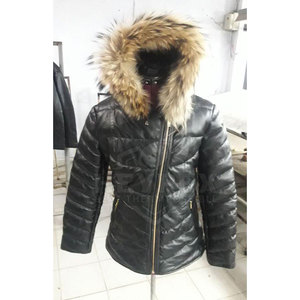 2025 Autumn/<b>Winter</b> Sheep Skin <b>Leather</b> <b>Jacket</b> Women Breathable High Quality Wholesale Finished Product - Product Image 4