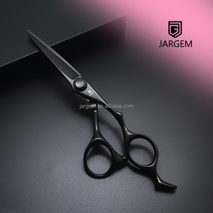 Black <span class=keywords><strong>Knight</strong></span> Series 6 Inch Thủ Kéo Cắt Tóc Chuyên Nghiệp Nhật Bản Vg10 Kéo Cắt Tóc Kéo - Product Image 1