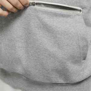 Pull à capuche pour hommes à manches longues 100% coton polaire tissu confortable Style décontracté OEM ODM Logo personnalisé approvisionnement - Product Image 6