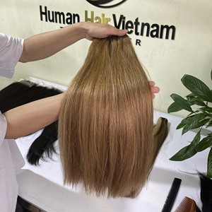 Extensiones de cabello humano 100% brasileño, nuevo diseño, precio al por mayor, alta calidad, Color marrón liso, mechones de pelo - Product Image 3