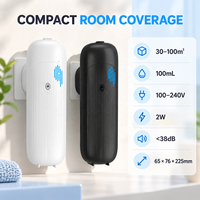 Diffuseur de parfum mural Bluetooth avec une capacité de 100 ml, minuterie hebdomadaire et concentration réglable pour parfumer la pièce à la maison