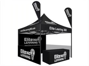 Carpa de Exhibición para Eventos de 10x10 Pies, Estructura Hexagonal de Aluminio, Poliéster Impermeable, Resistente a los Rayos UV, Personalizable, para las Cuatro Estaciones - Product Image 6