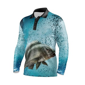 Camiseta Polo de Pesca con Protección Solar UPF 50+ de Nuevo Diseño, 100% Poliéster, con Botones, Fácil de Lavar y Usar para Hombre - Product Image 4