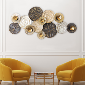 Art mural décoratif en métal moderne de qualité supérieure suspendu pour la décoration intérieure de la maison - Product Image 4