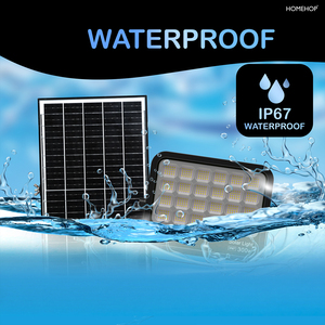 Lampe solaire extérieure Homehop 300W LED, étanche, automatique, de sécurité, pour jardin, balcon, allée - Product Image 5