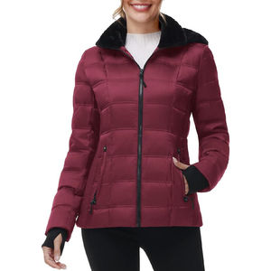 Meilleur choix de veste d'hiver en duvet pour femmes, veste d'hiver en duvet pour femmes à capuche, manteau matelassé - Product Image 3