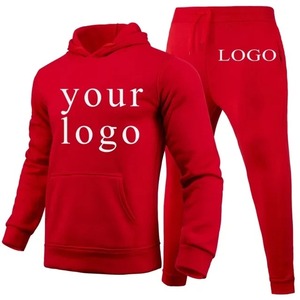 Su propio logotipo de marca de diseño/imagen personalizada en cualquier lugar hombres mujeres DIY sudaderas con capucha y pantalones conjunto moda nuevo - Product Image 3
