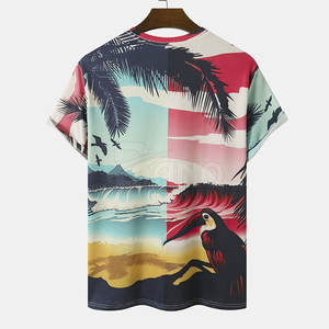 Camiseta de sublimación de alta calidad Algodón poliéster bajo Moq Top moda sublimación camiseta para hombres - Product Image 2