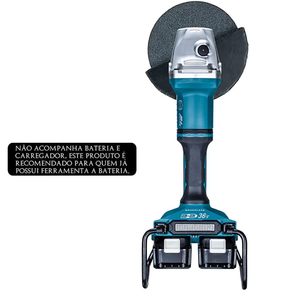 Amoladora Angular Mini Profesional de 36V con Motor Sin Escobillas de 18V, Diámetro de Disco de 230mm/125mm, Interruptor de Gatillo, Baterías y Cargador Excluidos - Product Image 4