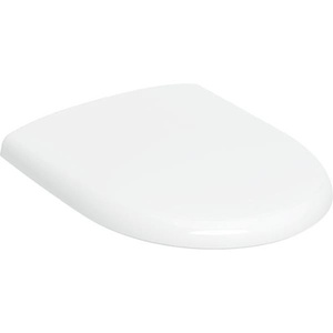 Siège de toilette Geberit RENOVA COMFORT blanc sans mécanisme de fermeture en douceur - Product Image 1