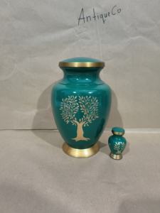 Urnes funéraires pour adultes, style américain, retour à la maison, urnes funéraires en métal noir, fournisseur en gros - Product Image 4