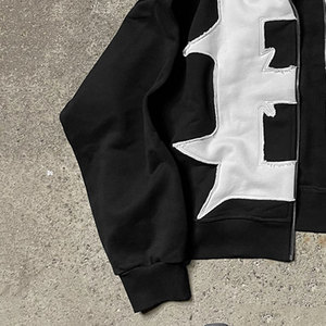 Sudaderas con capucha bordadas de nueva moda hechas a medida de alta calidad, ropa de calle, sudaderas con capucha personalizadas para hombre de calidad superior - Product Image 5