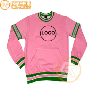 Sudadera bordada de lana de algodón Alpha Kapa personalizada, ropa griega de alta calidad, Jersey de invierno para mujer, Tops, estilo de hermandad - Product Image 3