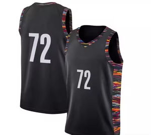 Maillot de basket-ball pour homme à prix ajustable, anti-froissement, de haute qualité, respirant, léger, entièrement personnalisé, taille plus, imprimé - Product Image 1