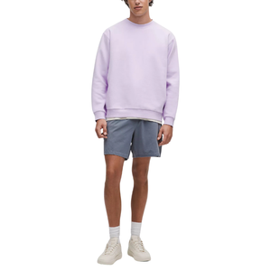 Sweat-shirt à manches longues vintage décontracté pour hommes hiver chaud motif solide Polyester/coton impression numérique teint uni tricoté - Product Image 2