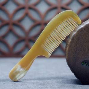 Peine de Pelo de Cuerno de Búfalo de Alta Demanda para el Cuidado del Cabello, Personalizable con Logotipo, Muy Buena Calidad, Hecho en India - Product Image 2