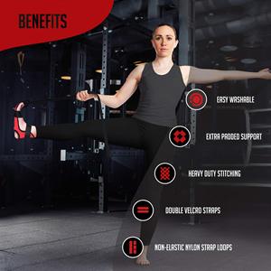 Accesorio de equipo de Fitness de neopreno para gimnasia, correa para camilla de pie con lazo de mano para piernas, ejercicio de Yoga, entrenamiento de fuerza - Product Image 5