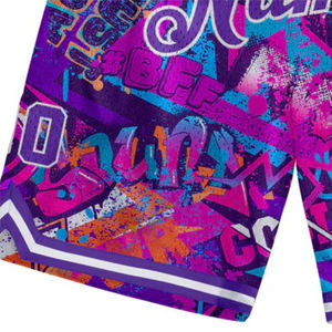 Pantalones Cortos de Baloncesto Personalizados para Hombre, Sublimación, Ropa Deportiva Urbana, Pantalones Cortos de Malla Coloridos para Entrenamiento, Ropa Deportiva Activa - Product Image 6