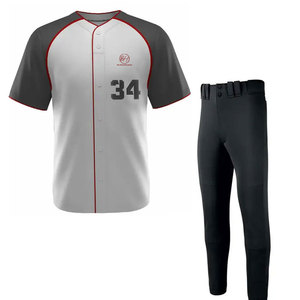 Customized Logo <b>Light</b> Weight Breathable Baseball Uniform Oversized Cheap Price Wholesale Baseball Uniform For Unisex - Product Image 1