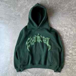 Premium Quality Wholesale 100% Cotton Breathable Trendy Comfortable Puff Printing Heavyweight Unisex Hoodies - Product Image 1