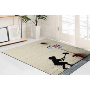 Banksy เด็กพรมค้อน: กันลื่นถนนศิลปะพรม, พรมนุ่มไม่ทอ - Product Image 3