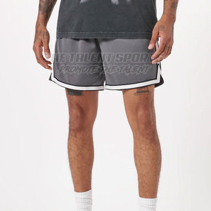 Pantalones Cortos de Malla No Tejida para Hombre al Mejor Precio, Color Personalizado, Transpirables, de Secado Rápido, Cintura Elástica, Compresión - Product Image 3