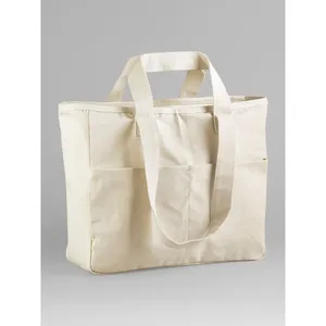 Bolsa de Mano Personalizable con Doble Asa y Bolsillo para Mercancía y Promociones - Product Image 4