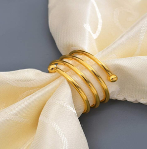 Anneaux de serviette sophistiqués intemporels classiques pour la décoration intérieure de la salle à manger fine disponibles aux prix de gros pour les cadeaux - Product Image 2