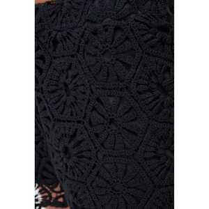 Mini Shorts Casuales de Punto con Encaje, 100% Algodón y Elastano, Ajustados, Tipo Bermuda con Estampado en la Cintura, Shorts de Moda - Product Image 6