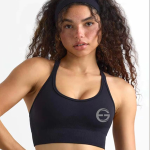 Sujetador ajustable fino transpirable para mujer, venta al por mayor, Sujetador deportivo de Yoga transpirable cómodo de talla grande sin costuras para mujer, sujetador superior para mujer - Product Image 1