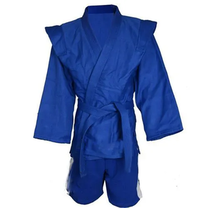 ชุดเครื่องแบบ Sambo ผ้าฝ้าย100% สำหรับใส่ศิลปะการต่อสู้ - Product Image 4