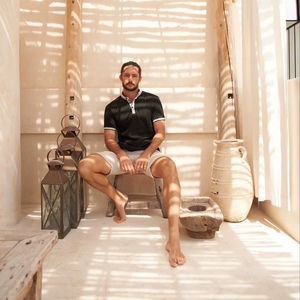 Camiseta Unisex Casual Ultifresh, Cuello Ace, Tejido Doble Piqué Lavado, Color Liso, Ecológica, Certificada, de Poliéster y Algodón - Product Image 5