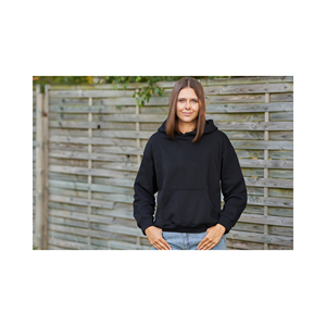 Nouveau style à la mode hommes à capuche noir OEM ensemble sweat 50 coton 50 polyester à manches longues imprimé - Product Image 3