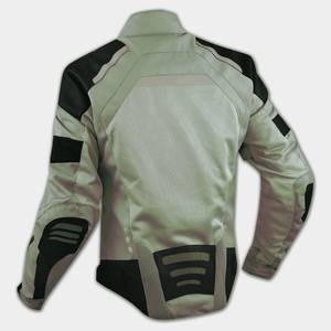Chaqueta de viaje de malla negra fluo impermeable de verano para hombre con protección de armadura de forro a prueba de viento para aventuras en moto - Product Image 6