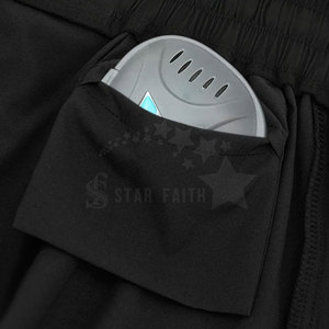 Venta al por mayor de poliéster ligero transpirable hombres Jiu Jitsu Kimono MMA pantalones cortos logotipo impreso personalizado en la parte delantera para el entrenamiento - Product Image 6