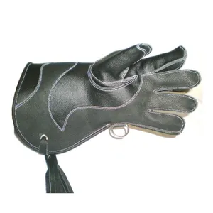 Wholesale new Arrival Double Layer Soft Leather Falconry Gloves for Wild Hunting Falcon Glove